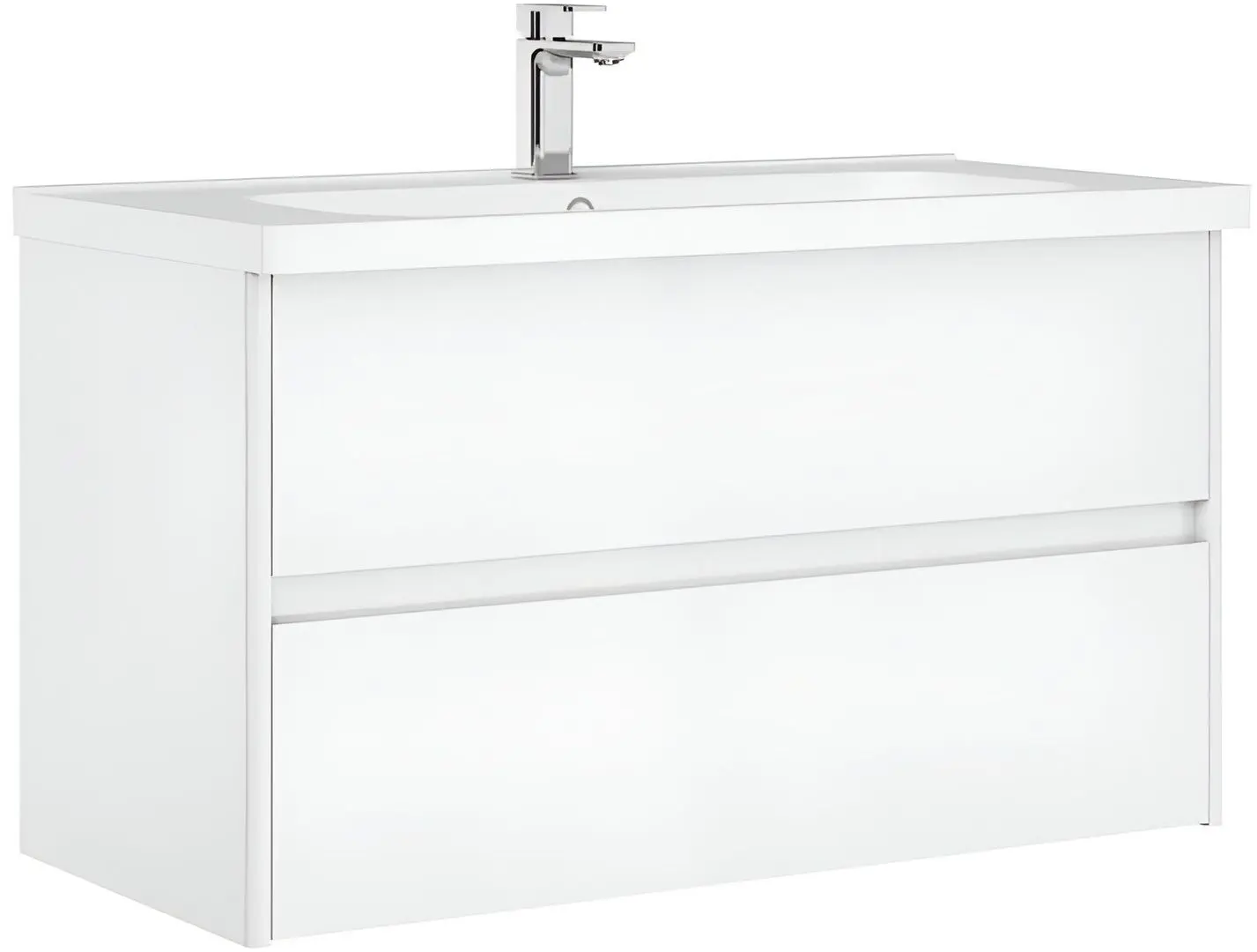 Set dulap cu lavoar Orka Duden 65 (White)