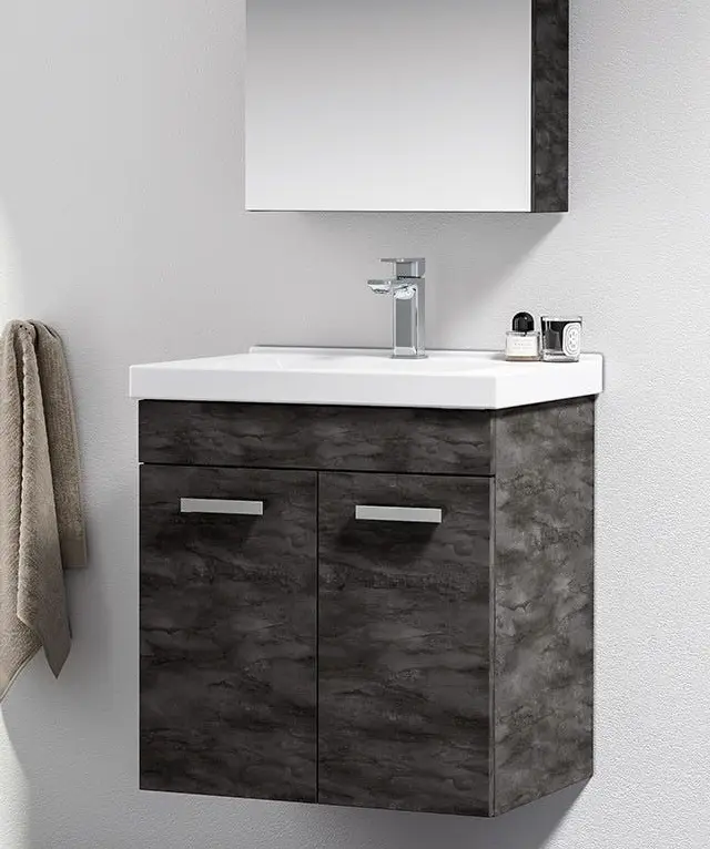 Набор тумбы с раковиной Orka Enez 55 (Irony)