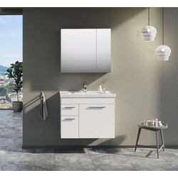 Set dulap cu lavoar Orka Enez 80 (White)