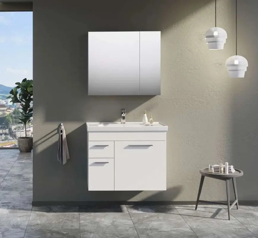 Set dulap cu lavoar Orka Enez 80 (White)