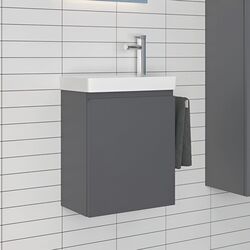 Набор тумбы с раковиной Orka Ferla 40 (Anthracite)