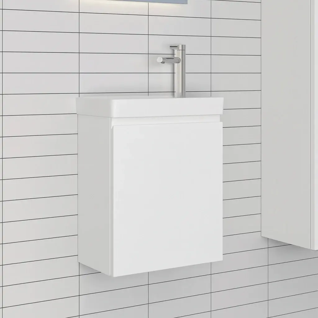 Набор тумбы с раковиной Orka Ferla 40 (White)