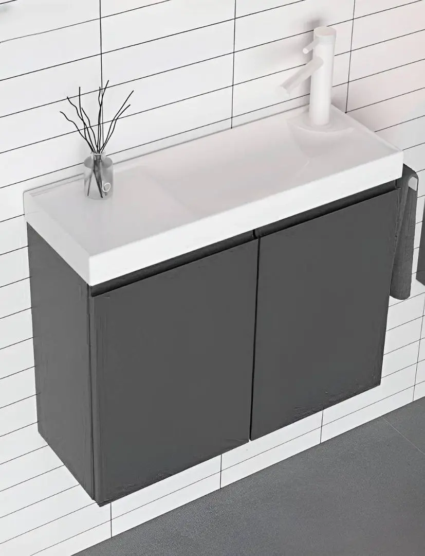 Набор тумбы с раковиной Orka Ferla 60 (Anthracite)