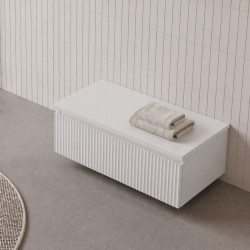 Набор тумбы с раковиной Orka Lentia 100 (White) Thumb