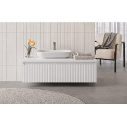 Набор тумбы с раковиной Orka Lentia 100 (White)