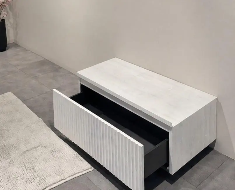 Набор тумбы с раковиной Orka Lentia 100 (White) - 4