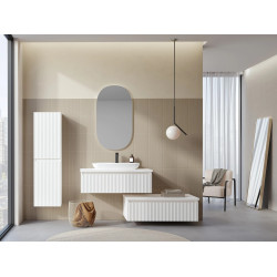 Набор тумбы с раковиной Orka Lentia 100 (White) Thumb