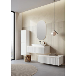 Набор тумбы с раковиной Orka Lentia 100 (White) Thumb