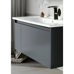 Набор тумбы с раковиной Orka Likya 65 (Antracite) Thumb