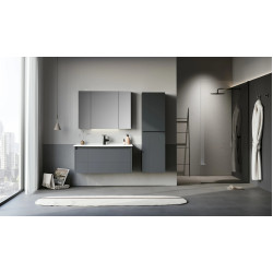 Набор тумбы с раковиной Orka Likya 65 (Antracite) Thumb