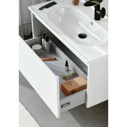 Набор тумбы с раковиной Orka Likya 80 (White) Thumb