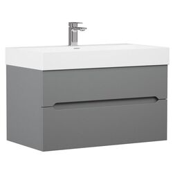 Set dulap cu lavoar Orka Malta 100 (Matt Grey) Thumb