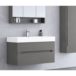 Set dulap cu lavoar Orka Malta 100 (Matt Grey)