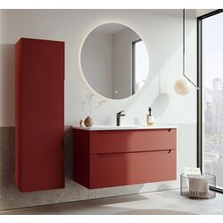 Set dulap cu lavoar Orka Messina 100 (Tuscan Red) Thumb