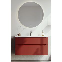 Set dulap cu lavoar Orka Messina 100 (Tuscan Red)