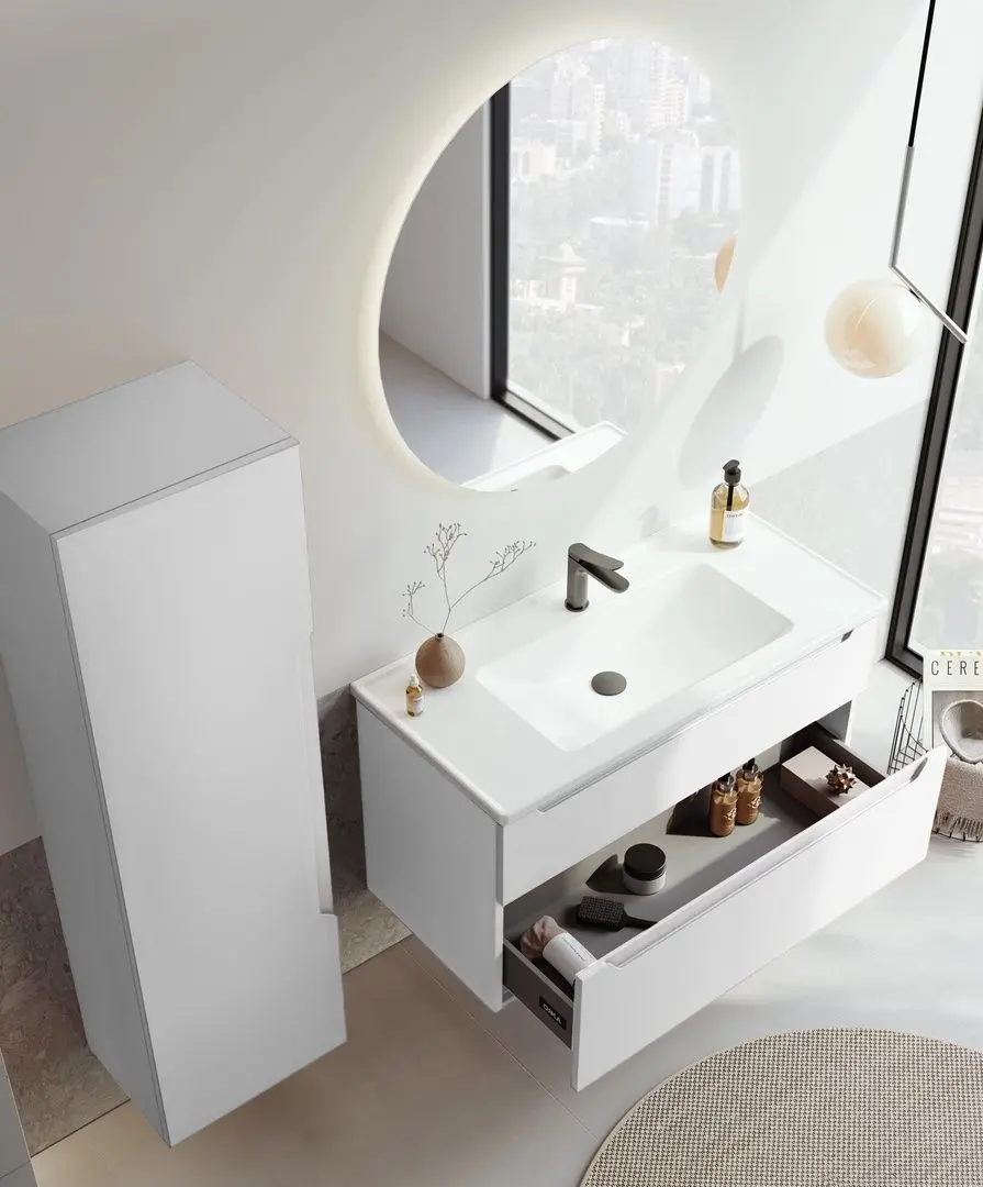 Set dulap cu lavoar Orka Messina 100 (White) - 3