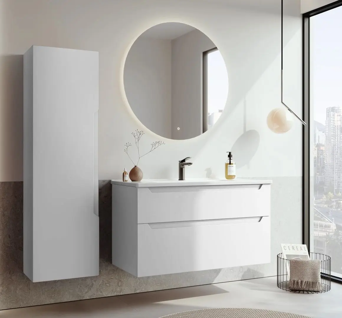 Набор тумбы с раковиной Orka Messina 65 (White)