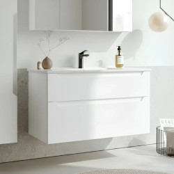 Набор тумбы с раковиной Orka Messina 85 (White)