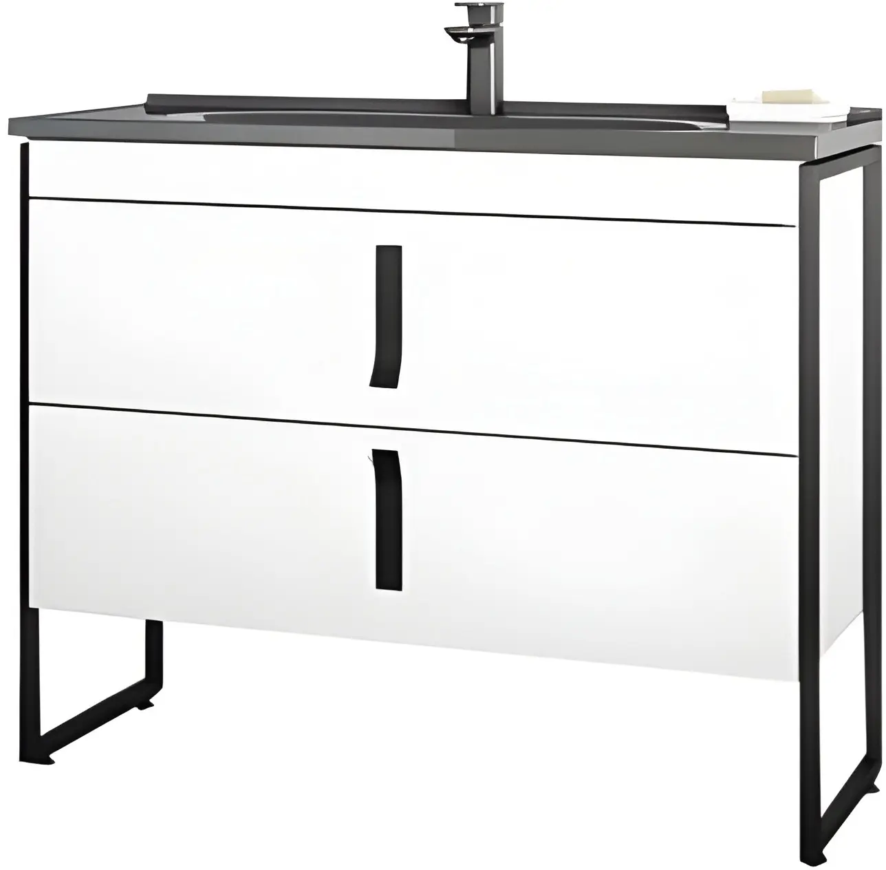 Набор тумбы с раковиной Orka Modena 100 (White) - 2