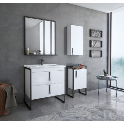 Набор тумбы с раковиной Orka Modena 100 (White) Thumb