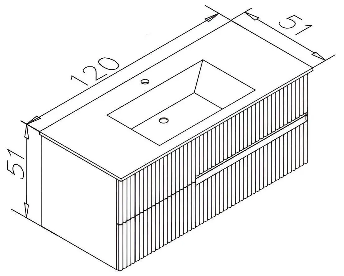 Набор тумбы с раковиной Orka Moonlight 120 (Grey Matt)
