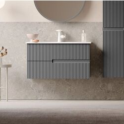 Набор тумбы с раковиной Orka Moonlight 70 (Grey Matt)