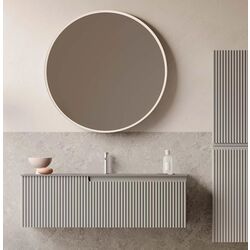 Набор тумбы с раковиной Orka Moonlight 70 (Grey Matt)