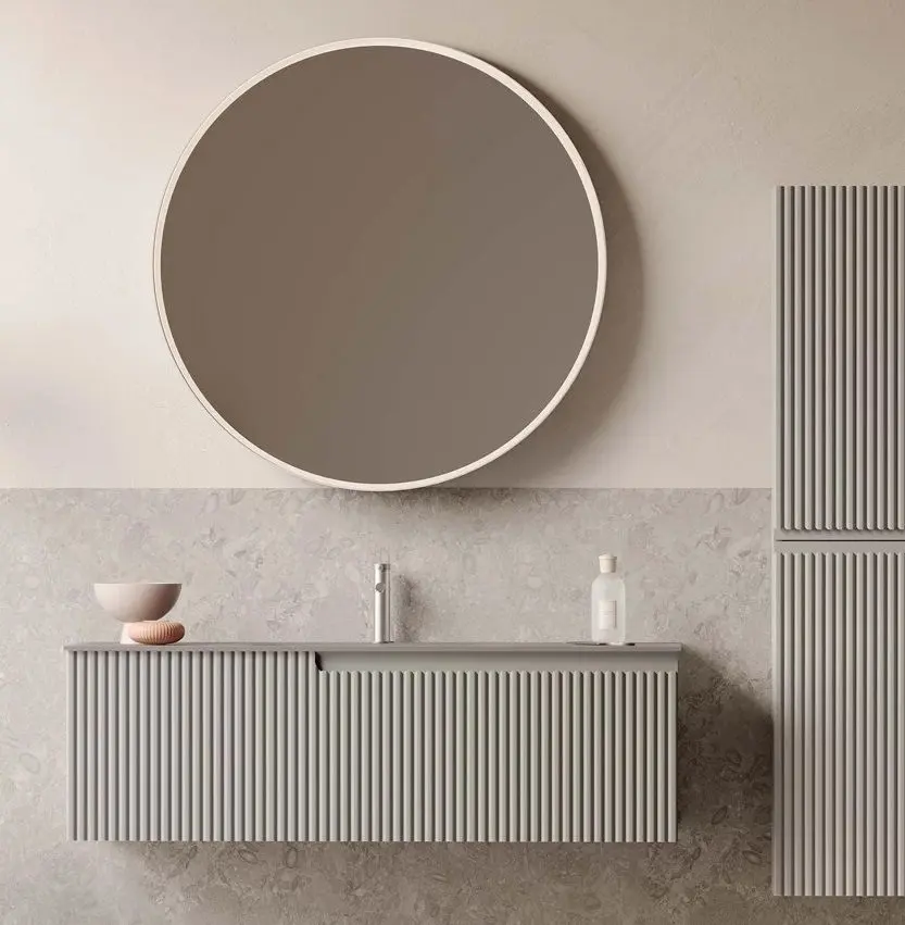 Set dulap cu lavoar Orka Moonlight 70 (Grey Matt)