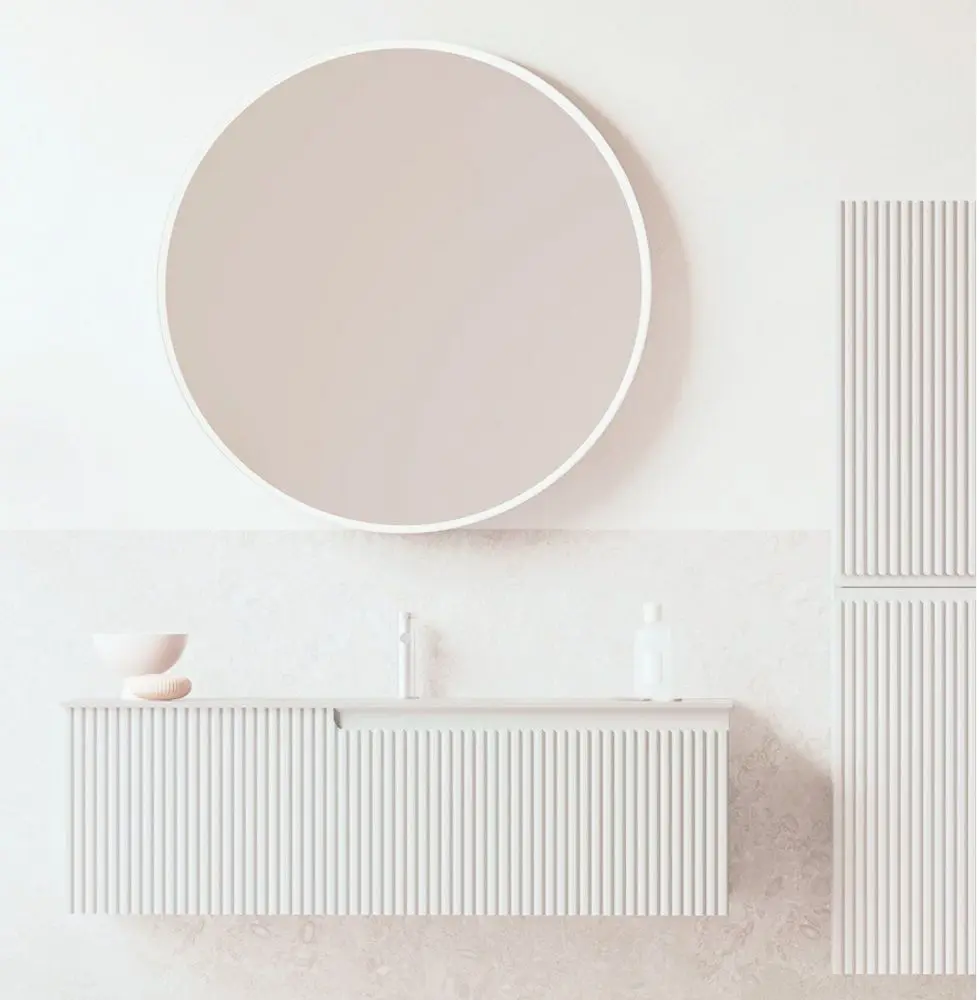 Set dulap cu lavoar Orka Moonlight 70 (White Matt)