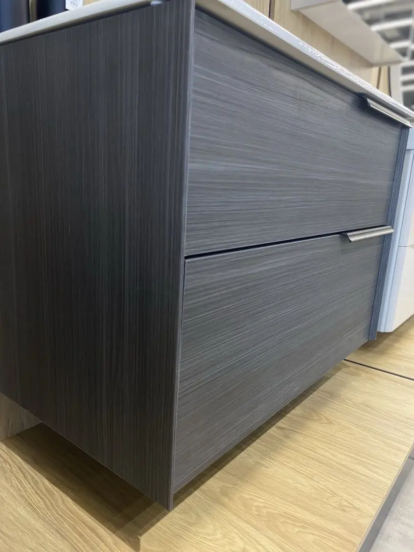 Набор тумбы с раковиной Orka Noventa 80 (Metalic Anthracite) - 2