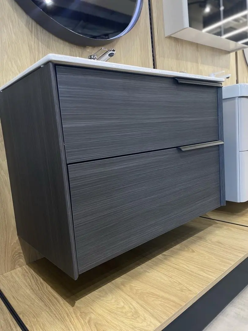 Набор тумбы с раковиной Orka Noventa 80 (Metalic Anthracite) - 3