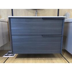 Набор тумбы с раковиной Orka Noventa 80 (Metalic Anthracite) Thumb