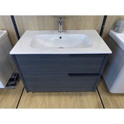 Набор тумбы с раковиной Orka Noventa 80 (Metalic Anthracite) Thumb