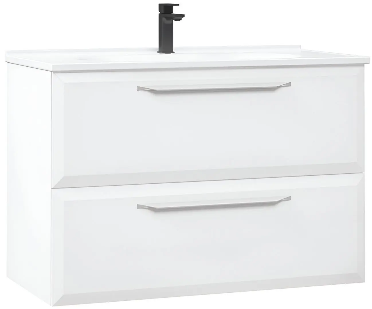 Set dulap cu lavoar Orka Nuvola 65 (Glossy White)