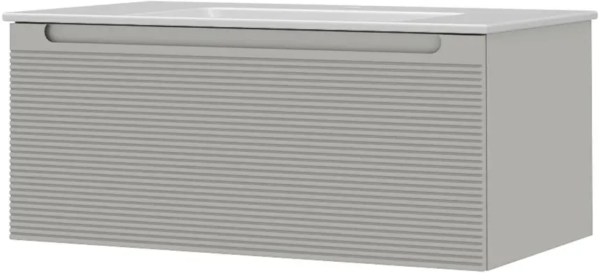 Набор тумбы с раковиной Orka Olbia 100 (Cashmere Matt) - 6
