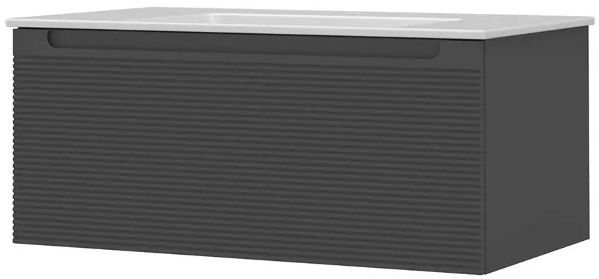 Набор тумбы с раковиной Orka Olbia 120 (Anthracite)