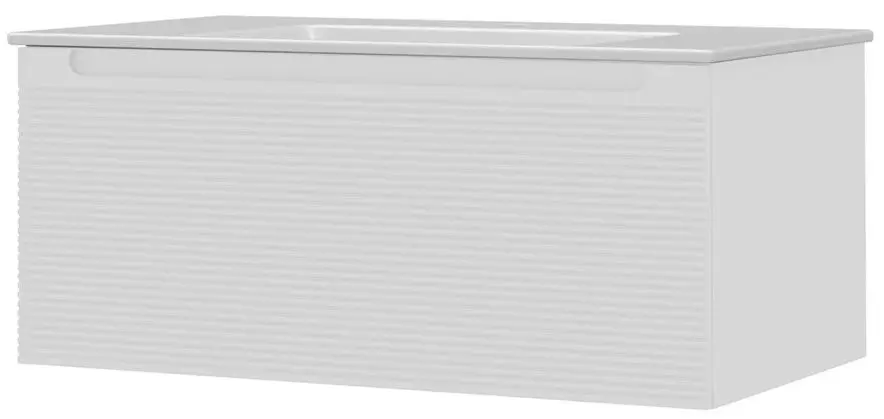 Set dulap cu lavoar Orka Olbia 120 (White)