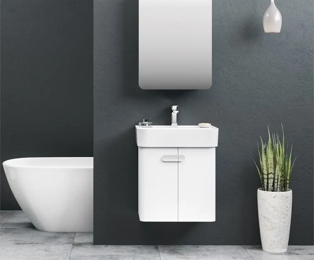 Set dulap cu lavoar Orka Orbit 55 (White)