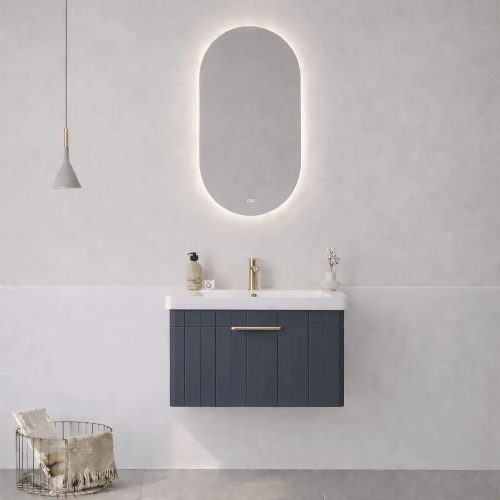 Набор тумбы с раковиной Orka Procida 105 (Antracite) - 7