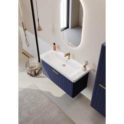 Set dulap cu lavoar Orka Procida 105 (Matte Navy Blue) Thumb