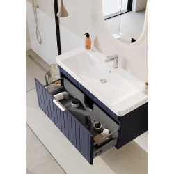 Set dulap cu lavoar Orka Procida 105 (Matte Navy Blue) Thumb