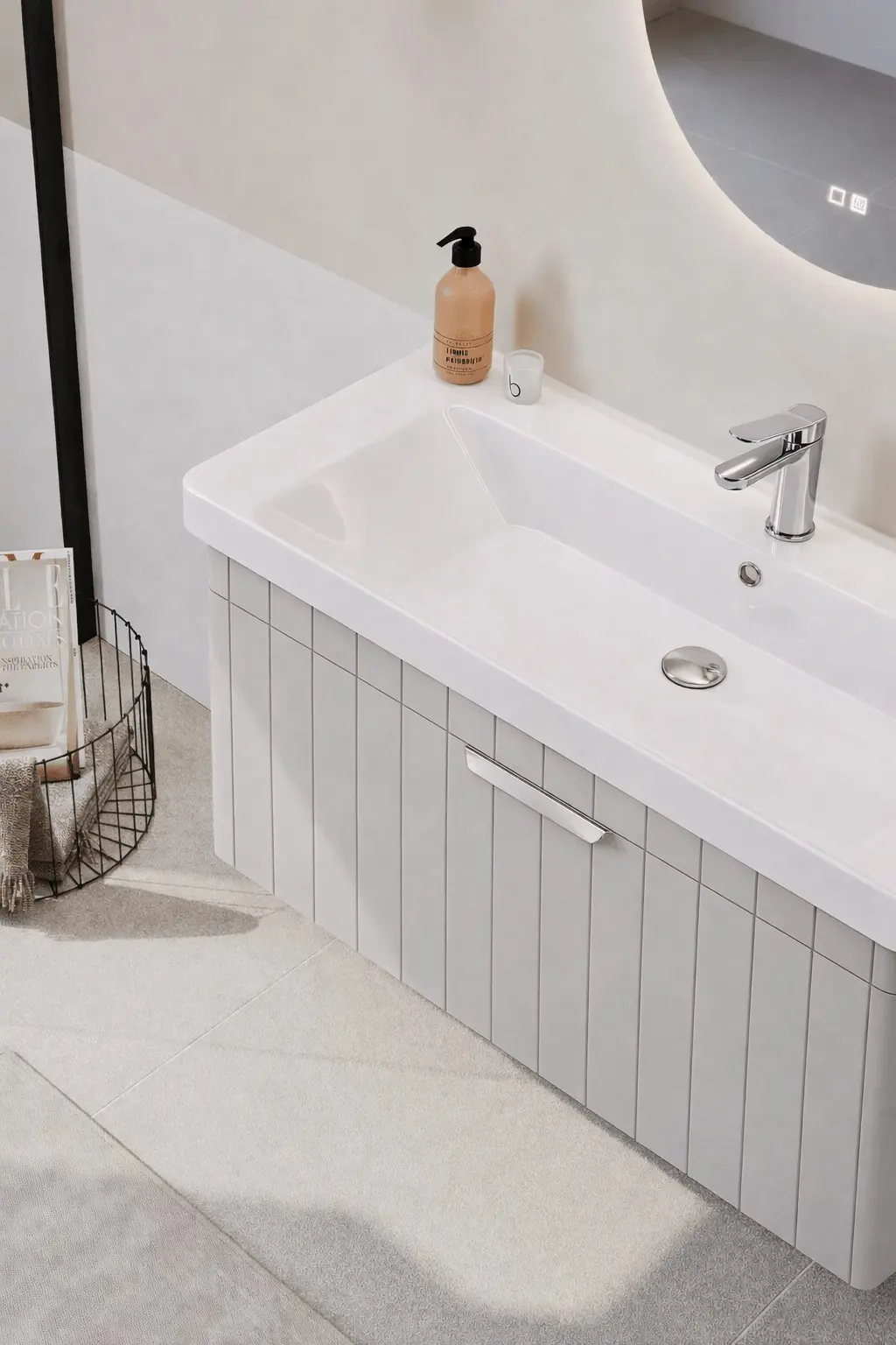 Набор тумбы с раковиной Orka Procida 60 (Cashmere) - 3