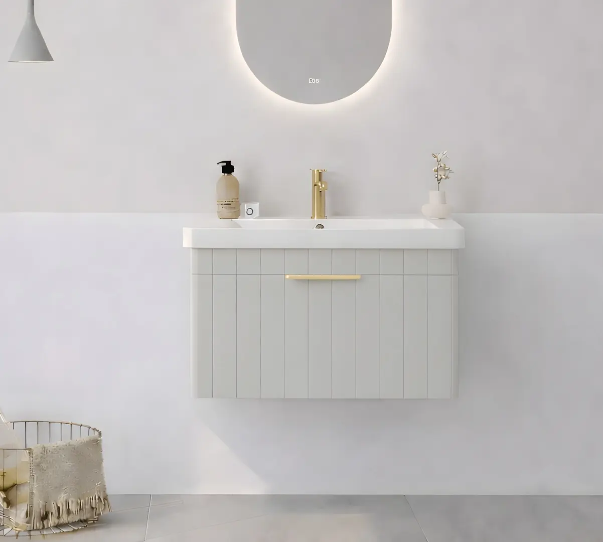 Набор тумбы с раковиной Orka Procida 60 (Cashmere)