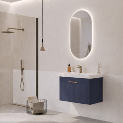 Set dulap cu lavoar Orka Procida 60 (Matte Navy Blue) Thumb