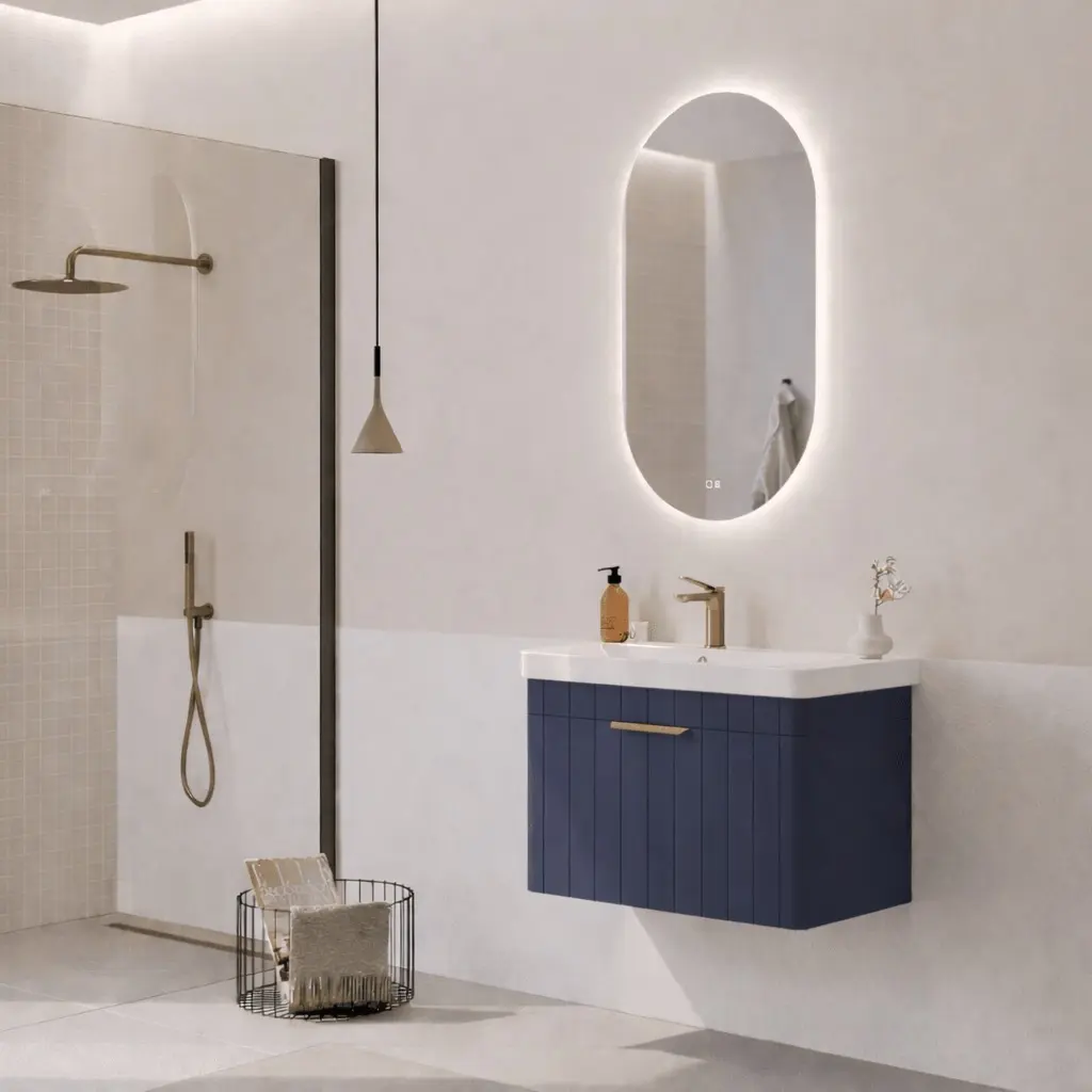 Set dulap cu lavoar Orka Procida 60 (Matte Navy Blue) - 2