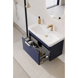 Set dulap cu lavoar Orka Procida 60 (Matte Navy Blue) Thumb