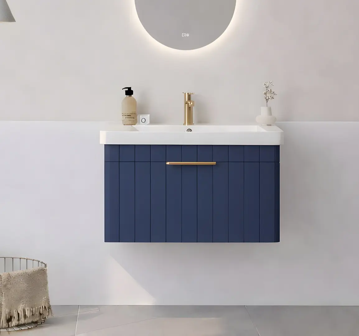 Set dulap cu lavoar Orka Procida 60 (Matte Navy Blue)