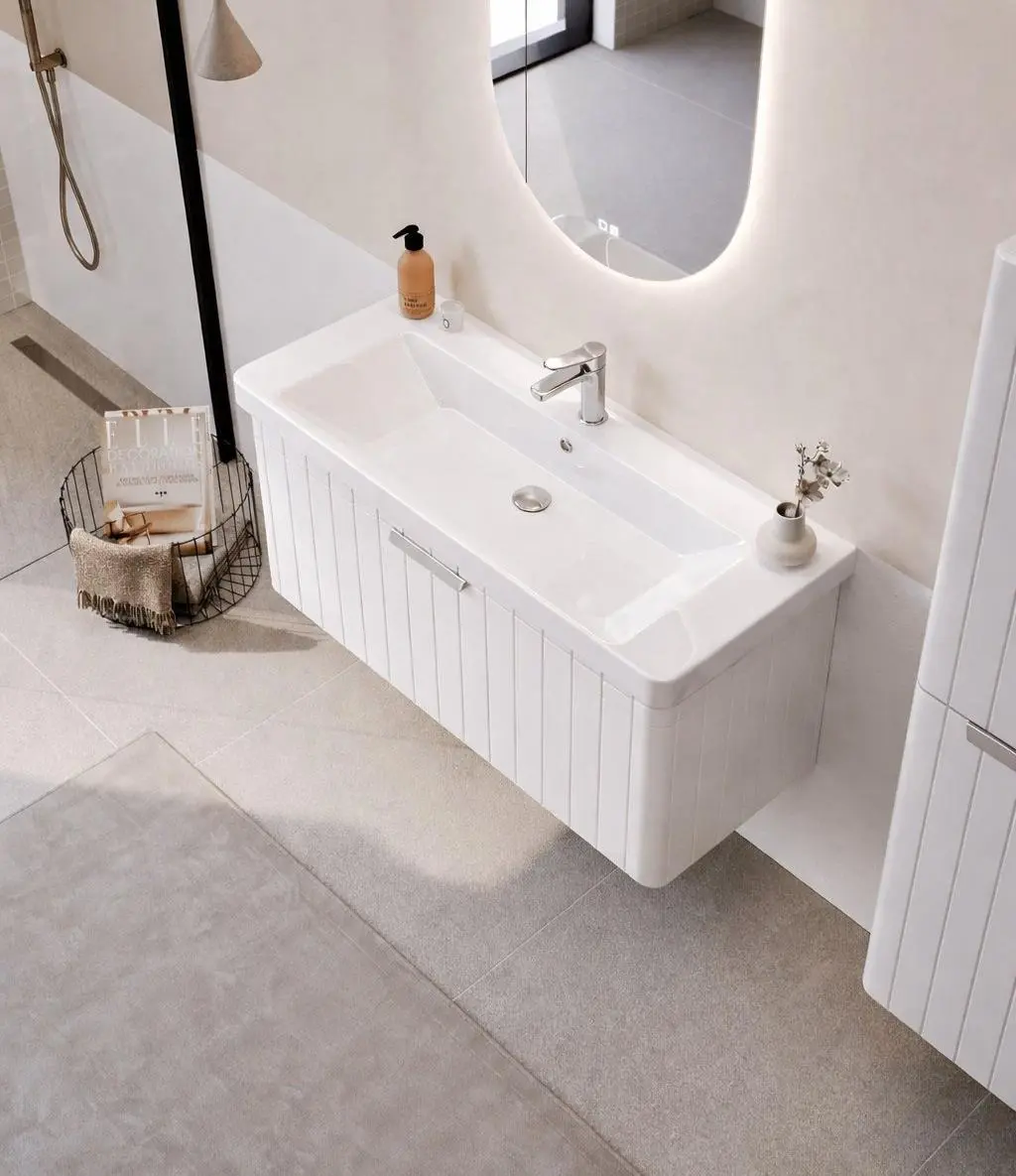 Набор тумбы с раковиной Orka Procida 60 (White) - 5