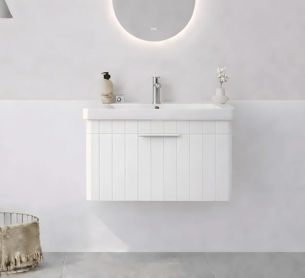 Набор тумбы с раковиной Orka Procida 60 (White)