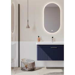 Set dulap cu lavoar Orka Procida 80 (Matte Navy Blue) Thumb